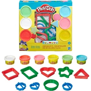 Hasbro Play-Doh Fundamentals - 9 Formwerkzeuge plus 6 Farben Spielteig - Bild 1 von 4