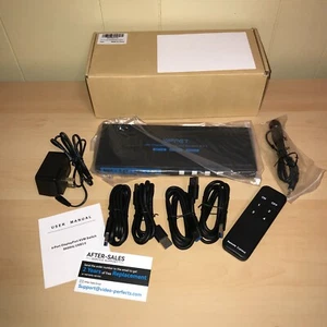 4-Port DisplayPort KVM Switch 8K60Hz USB 3.0 (4 Computers, 1 Monitor, 4 USB) - Picture 1 of 17