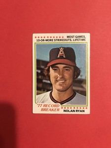1978 Topps - Record Breaker #6 Nolan Ryan