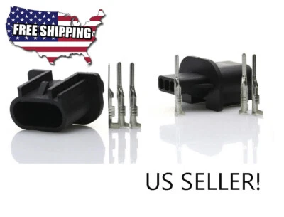 H13 9008 Male connector HID kit Plug Socket adapters FORD Sentra pigtail sockets - Image 1 of 4