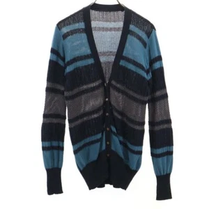 Cardigan Vivienne Westwood Red Label misto lino manica lunga M scollo a V donna - Foto 1 di 8