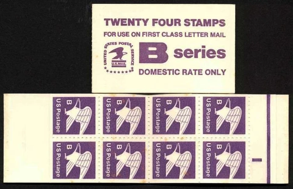 1981 B-rate (18c) fresh MNH BOOKLET Sc BK136 (3 Sc 1819a panes of 8) - Image 1 of 1