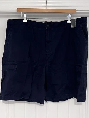 Covington Casual Shorts Men 44 Harbor Twill Pockets Flat Front Cotton Dark Blue - Изображение 1 из 4