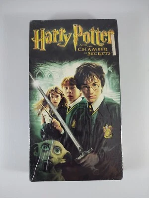 Harry Potter and the Chamber Of Secrets - VHS, 2002 - SEALED - PG, 161 mins - B4 - Image 1 of 3