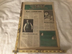 Rara scena 1981 David Bowie Elephant Man Popeye cantante jazz annunci - Foto 1 di 10