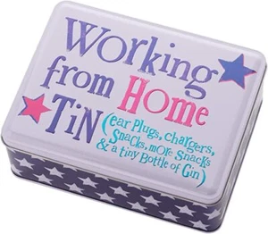 Bright Side Working From Home Novelty Storage Tin - Novelty Storage Accessory - Picture 1 of 1