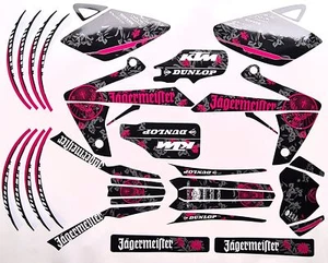 Rieju MRT 50 125 2009 - 2021 rosa cazador EDICIÓN DECORACIÓN DECAL KIT pegatinas venta - Imagen 1 de 3