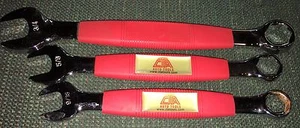 3 PIECE SAE 6 POINT OIL DRAIN PLUG WRENCH SET CTA HIGH POLISH 9/16", 5/8", 3/4" - Picture 1 of 3