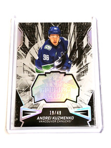 22-23 Upper Deck SPX Andrei Kuzmenko Silver Spectrum Finite Rookie #'d 19/49! RC