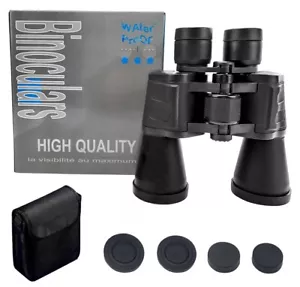 High Quality Water Proof Binoculars 20x50, 56m/1000m with Carrying Case - Picture 1 of 18