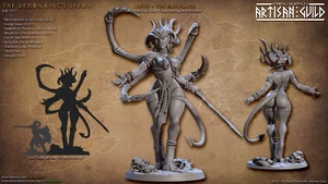 Lilit the Matriarch Pinup Fantasy Miniatur D&D RPGs Rollenspiel Handwerkergilde - Bild 1 von 2