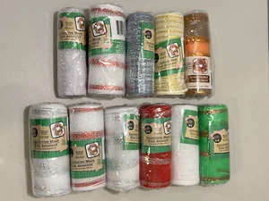 Decorative Mesh Craft Rolls 6"X5 yards LOT OF 11 - Picture 1 of 6