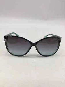 Foster Grant SR1221 Women's Cat Eye Black Sunglasses with Crystal Embellishments - Picture 1 of 9