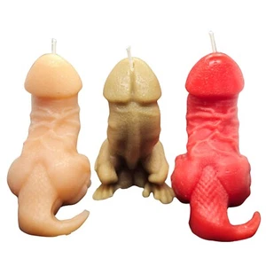 Dragon Penis Willy Dick Knopf Kerze - frech, unhöflich, lustig, Weihnachtsgeschenk! - Bild 1 von 3