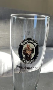 Franziskaner Weissbier .5 Liter German Beer Glass - Picture 1 of 5