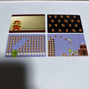 Super Mario Cards Set Of 4 2