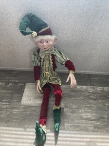 ROBERT STANLEY ST.NICHOLAS MESA NAVIDAD ELFO MUÑECA POSABLE 30” Hobby Lobby - Imagen 1 de 11
