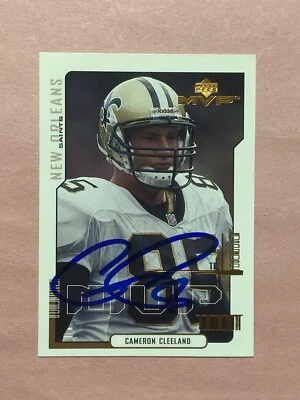 Cameron Cleeland 2000 Upper Deck MVP IP Auto Autograph  - Image 1 of 2