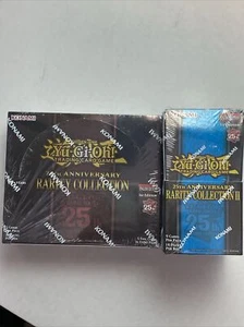 Yugioh 25th Anniversary Rarity Collection Booster Box 1st Edition Ra01+Ra02 - Picture 1 of 4