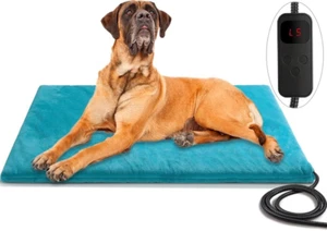 Outdoor Pet Heating Pad for Dog & Cat, Extremely Waterproof Heated Cat Bed Mat w - Picture 1 of 6