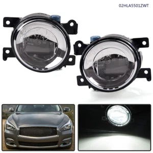 Fit For 2015-2017 Infiniti Q50 QX60 QX80 LED Front Bumper Mounted Fog Light Lamp - Picture 1 of 12