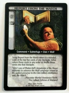 Report From The Watch Battletech CCG Limited Command - Picture 1 of 2