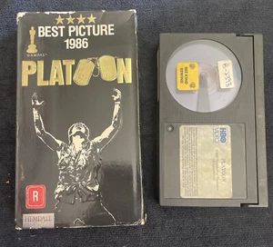 Platoon Betamax HBO video 1986 BETA Charlie Sheen Willed Dafoe - Bild 1 von 2