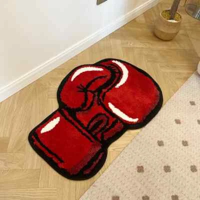 Boxing Gloves - Non-slip Floor Mats  - Fluffy Runner Rug for all Rooms - Image 1 of 4