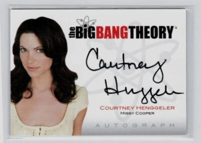 2012 Cryptozoic The Big Bang Theory Auto Missy Cooper #A11 Courtney Henggeler CK - Image 1 of 3