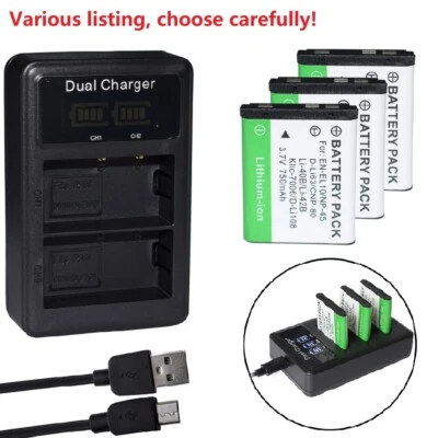 Li-40B 42B Battery or charger for Kodak EasyShare M580/M750/M873/M883 KLIC-7006 - Image 1 of 4