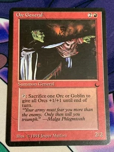 C1626 MAGIC THE GATHERING THE DARK ORC GENERAL LP MTG - Bild 1 von 12