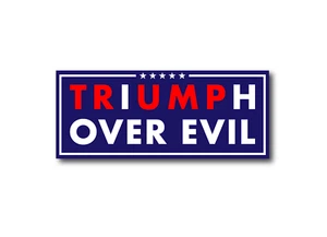 TRIUMPH Trump President MAGA 2024 6" RNC Bumper Sticker Vinyl Decal - Picture 1 of 1