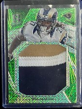2015 Panini Spectra Immense Materials Neon Green Prizm /25 Tre Mason #IM-TM