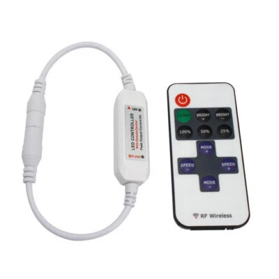 LED Controller with Remote Control For 5050 5630 Single Color LED Strip Light - Image 1 of 4