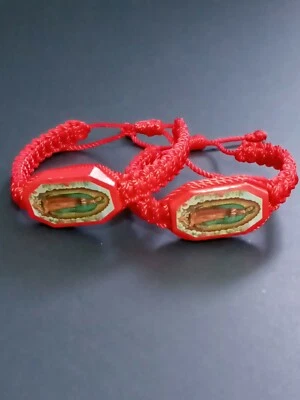 12 Piezas Pulseras Virgen de Guadalupe Favores Comunión Bautizo Recuerdos Comunión  Foto 1 de 4