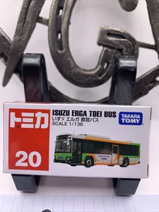 Takara Tomy Tomica #20 Isuzu Erga Toei Bus 1/136 Scale *US Seller* - Bild 1 von 2