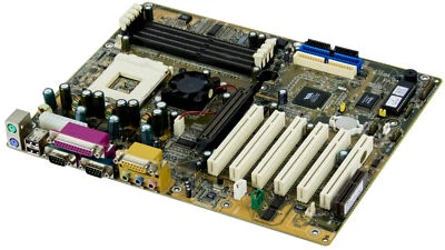 Shuttle AK31V20 Socket 462 4x DDR AGP 6x PCI Cnr ATX Mainboard - Image 1 of 2