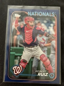 2024 Topps Series 1 Keibert Ruiz Royal Blue SP #239, Washington Nationals - Picture 1 of 1