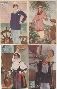 ITALY: Lot 4 postcards 1914-20.   SMALL LOT SALE. - Picture 1 of 2