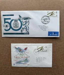 Great Britain 1968 FDC +Royal Air Force #SG769 +2 Diff Cachets=Stuart +Harris - Picture 1 of 2