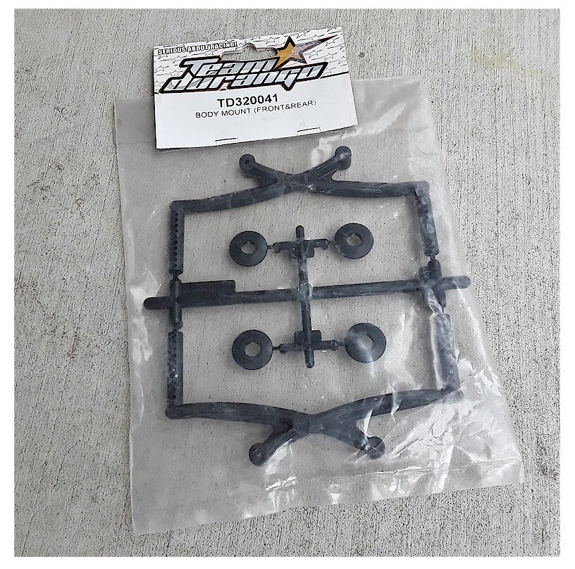 Vintage RC Team Durango TD320041 Body Mount F/R DESC410v2 DESC410R DESC410Rv2 - Image 1 of 1