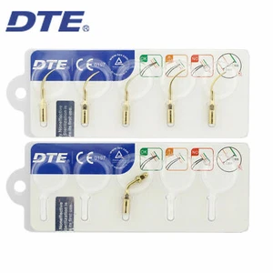 Woodpecker DTE ultrasuoni punte scaler kit punte scala SATELEC ACTEON NSK oro - Foto 1 di 7