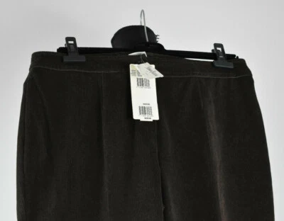 Pantalones Defects Escada Talla 42/US 12 Marrón Pana Frente Plano Mezcla Algodón $420 Foto 1 de 4