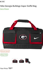 Nike Georgia Bulldogs Vapor Duffle Bag