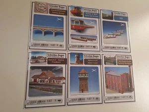 Kartonmodellbau  Spur H0  Bahnhof  Fabrik  Wasserturm  Brücke  S-Bahn  ICE  1:87 - Picture 1 of 14