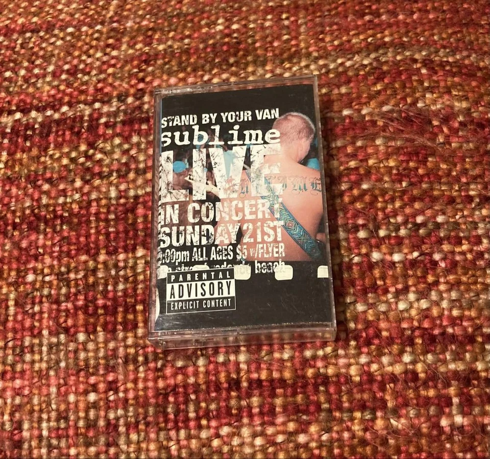 Vintage Sublime Sublime live cassette tape ska punk - Image 1 of 1