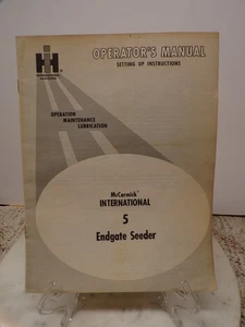 1962 McCormick International Harvester IH Manual 5 Endgate Seeder Brochure - Picture 1 of 7