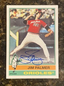 2025 Topps Heritage - Real One Autografi Jim Palmer #76RO-JP (AU) - Foto 1 di 2