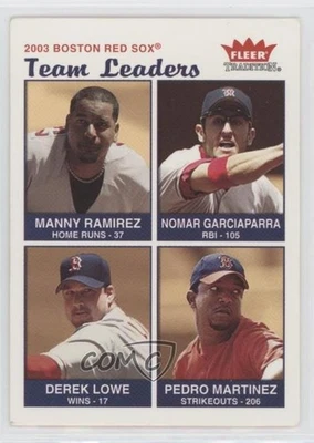 Fleer Tradition Team Leaders 2004 Manny Ramírez Nomar Garciaparra #15 Salón de la fama 0g8i Foto 1 de 3