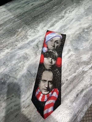 Sombreros de Papá Noel Vintage Navidad Tres Chiflados Ralph Marlin Corbata 1995 Foto 1 de 4